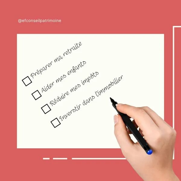 Quelle est votre priorité patrimoniale ?